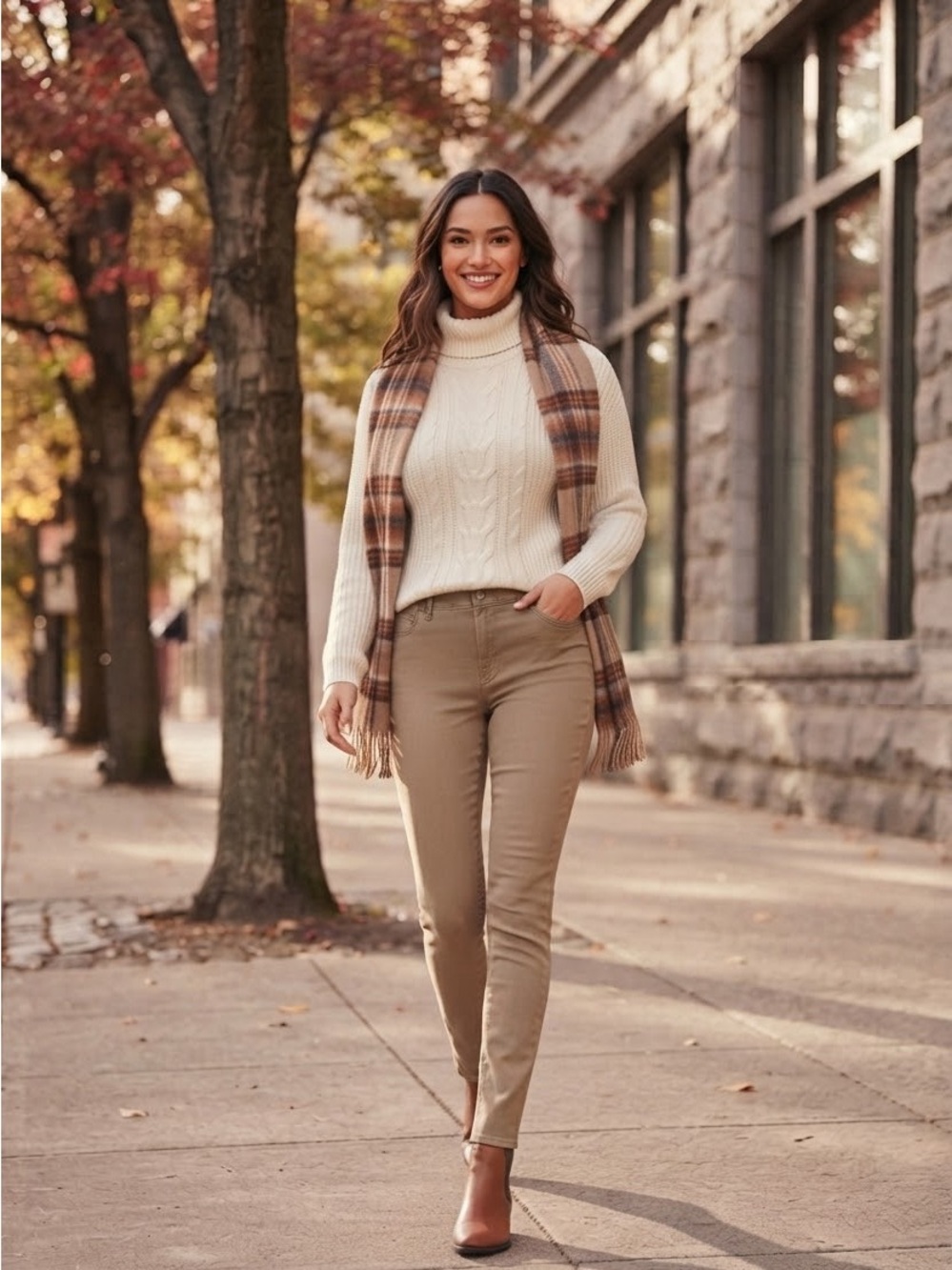 American Eagle Super stretch jean in taupe size 12